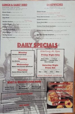 Menu photo 4 Red River Steakhouse Amarillo, TX