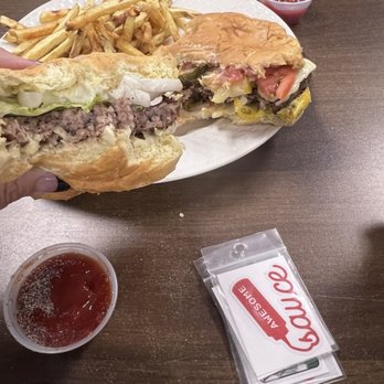Flagstaff General - Angus burger no tomatoes with onion cheese lettuce and pickles. - Gas Stations Near Me - Eustis, Maine Flagstaff General - Angus burger no tomatoes with onion cheese lettuce and pickles. - Gas Stations Near Me - Eustis, Maine
