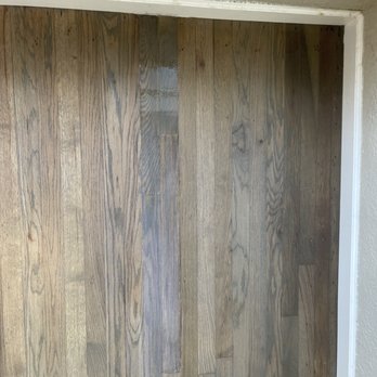 Bay Floor Crafters - Same day after new hardwood pieces installed. The floor stain is drying. - Flooring Near Me Bay Floor Crafters - Same day after new hardwood pieces installed. The floor stain is drying. - Flooring Near Me