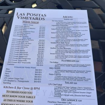 Las Positas Vineyards - Menu - Wineries Near Me - Livermore, California Las Positas Vineyards - Menu - Wineries Near Me - Livermore, California