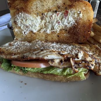 The Fish Hopper - Cajun Local Snapper Sandwich - Seafood Near Me - Monterey, California