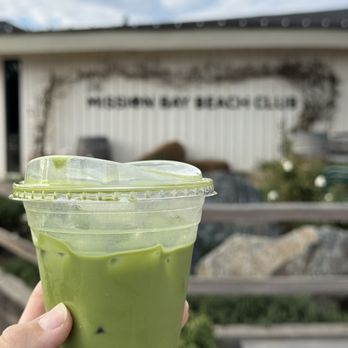 Superbloom - Iced matcha with oat milk and agave! - Coffee & Tea Near Me - San Diego, California