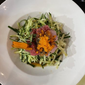 Kabuki Japanese Restaurant - Sashimi salad "old style" - Sushi Bars Near Me - Brea, California Kabuki Japanese Restaurant - Sashimi salad "old style" - Sushi Bars Near Me - Brea, California