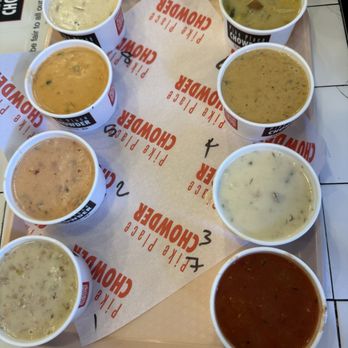 Pike Place Chowder - All 8 kind of chowders - Seafood Near Me - Seattle, Washington Pike Place Chowder - All 8 kind of chowders - Seafood Near Me - Seattle, Washington