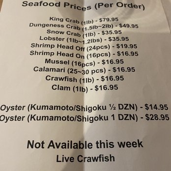 Cap't Loui - market pricing - Seafood Near Me - Cupertino, California