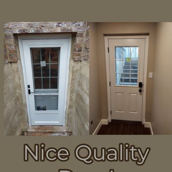 Larry Schafer & Grandson Contractor - Beautiful rear door to basement. - Windows Installation Near Me - Baltimore, Maryland
