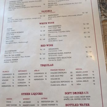 Mole Mexican Kitchen - Menu side 2 - Mexican Near Me - Sedona, Arizona