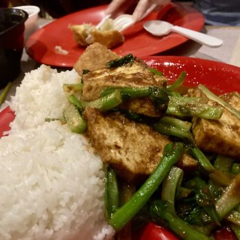 New Kahala - Yu Choy w Tofu in Spicy Tea - Chinese Near Me - Carbondale, Illinois New Kahala - Yu Choy w Tofu in Spicy Tea - Chinese Near Me - Carbondale, Illinois
