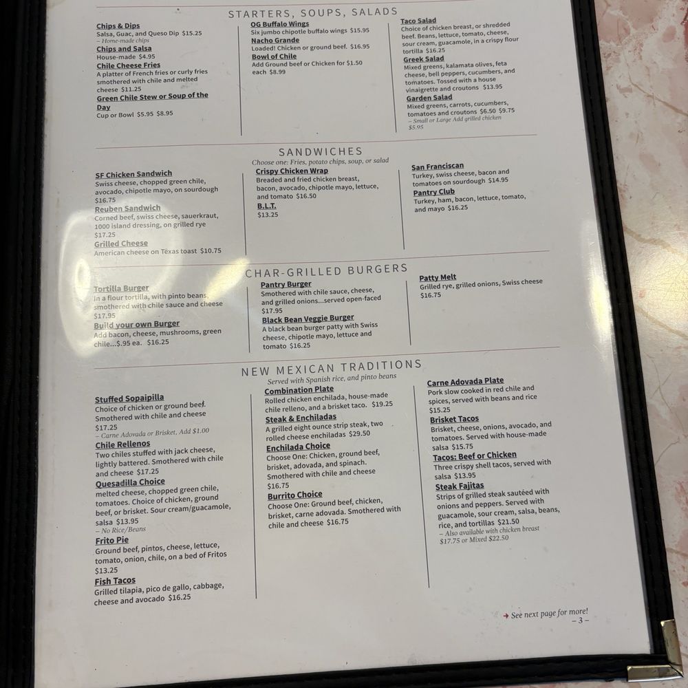 Menu Menu