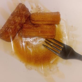 Fuego Cravings - They give you churros with a Google review. I almost finished them when I took the picture - Mexican Near Me - Highland, California Fuego Cravings - They give you churros with a Google review. I almost finished them when I took the picture - Mexican Near Me - Highland, California