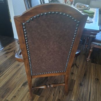 Design it by Ninos - This is the Back of my chair before the Reupholstery - Furniture Reupholstery Near Me - Los Angeles, California