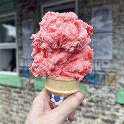 Stow Scoop & Swirl Station - A 'small' Fireball on a cake cone