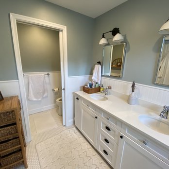 JGS Remodeling - added beadboard in bathroom and toilet room - General Contractors Near Me JGS Remodeling - added beadboard in bathroom and toilet room - General Contractors Near Me