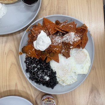 The Breeze Cafe - spicy Chilaquiles - Breakfast & Brunch Near Me - Newark, California