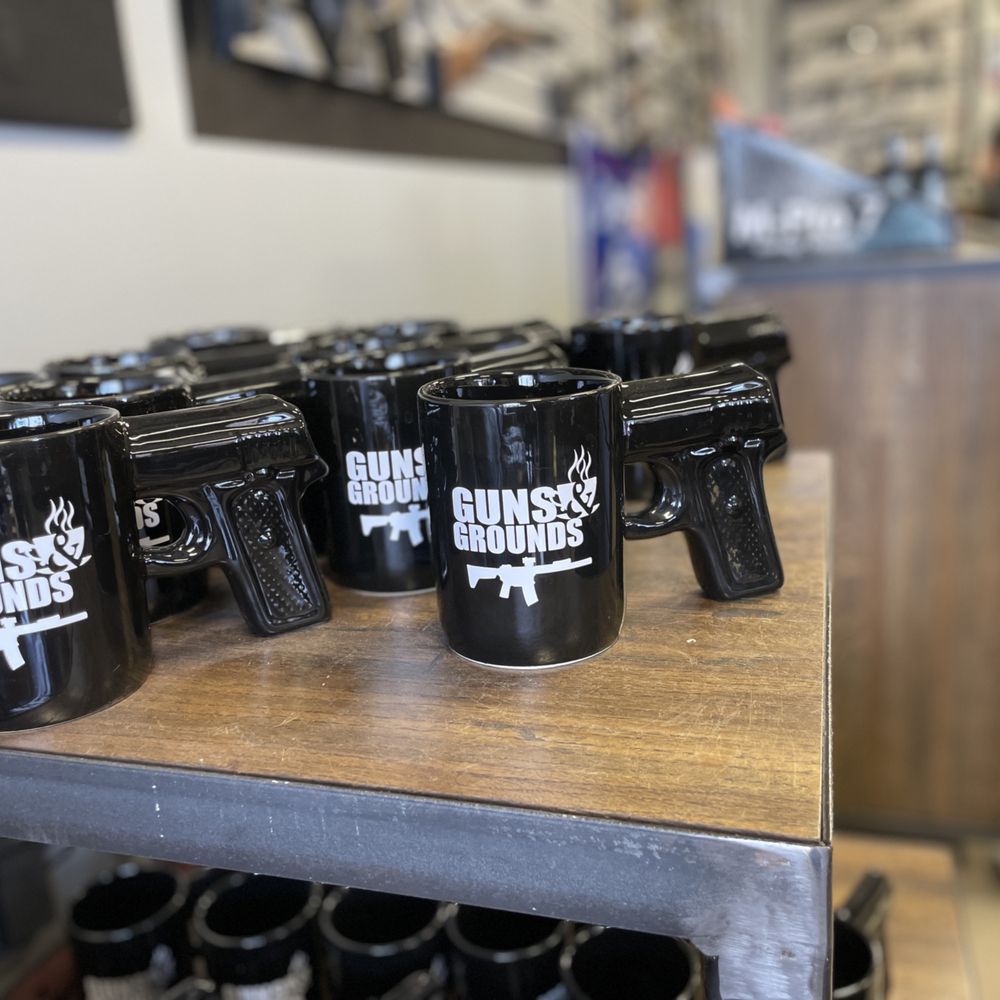 Guns and Grounds - Novelty mugs. - Coffee & Tea Near Me - Bentonville, Arkansas Guns and Grounds - Novelty mugs. - Coffee & Tea Near Me - Bentonville, Arkansas