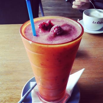 La Cafetière - My gorgeous Nyam Yam smoothie :D - Mediterranean Near Me - Leeds, XWY
