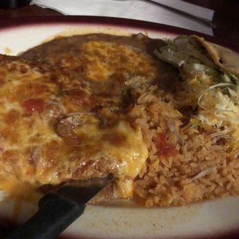 Guadalupe's - Chile relleno and beef taco plate.  Que bueno! - Mexican Near Me - Azusa, California