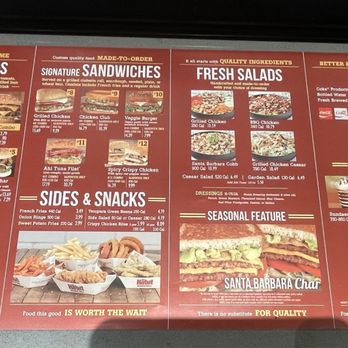 Habit Burger & Grill - Menu 3/2024 - Burgers Near Me - Dinuba, California