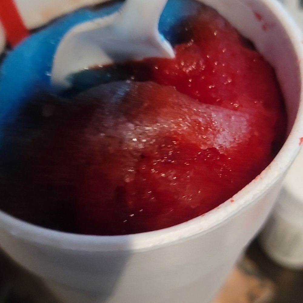 Soft melt in your mouth ice. NO dry or air pockets in your snow cone. It is percent flavor in every oz. Soft melt in your mouth ice. NO dry or air pockets in your snow cone. It is percent flavor in every oz.