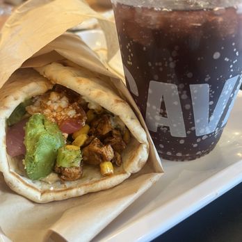 CAVA - Spicy Chicken + Avocado - Mediterranean Near Me - Yukon, Oklahoma