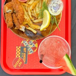 Hot Grease - Customer's OG plate with Slim Thick fries at Shop Small Soirée