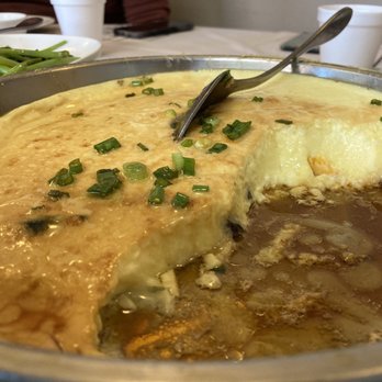 Grand Palace - Steamed egg cake - this one with triple egg - Cantonese Near Me - Chicago, Illinois
