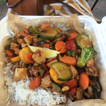 Spotted Dog - Stir Fry with All Natural Grilled Chicken - Vegetarian Near Me - Carrboro, North Carolina Spotted Dog - Stir Fry with All Natural Grilled Chicken - Vegetarian Near Me - Carrboro, North Carolina