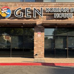 Exterior outside entrance of Gen Korean BBQ House - The front of the restaurant - Cerritos, California Exterior outside entrance of Gen Korean BBQ House - The front of the restaurant - Cerritos, California