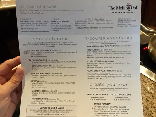 Menu photo 5 The Melting Pot Roswell, GA Menu photo 5 The Melting Pot Roswell, GA
