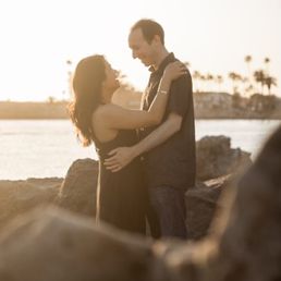 Beautiful shot of the sunset and capturing our genuine expressions!