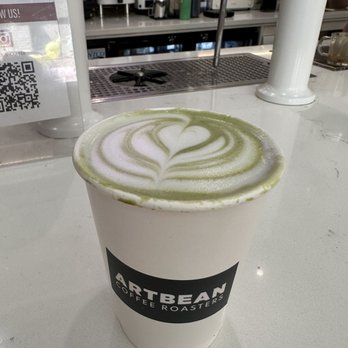 Artbean Coffee - Pandan latte - Art Galleries Near Me - New York, New York