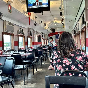 Buckeye Express Diner - a woman sitting at a table - American Near Me - Bellville, Ohio