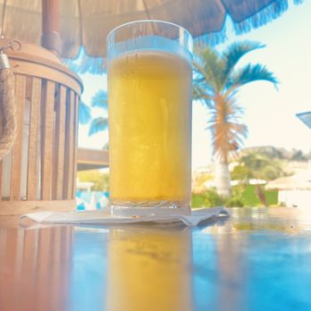 Aqua Marina Beach Club - Some yummy beer! - Hotels Near Me - Rincon, Puerto Rico