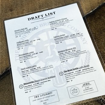 The Richfield Brewing - Draft menu - Breweries Near Me - Richfield, Ohio