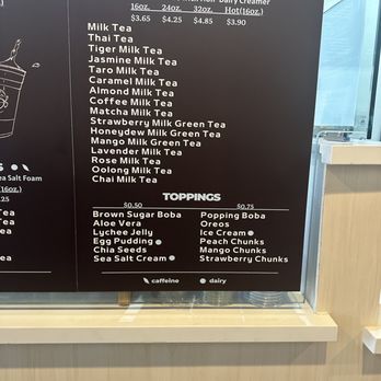 Chaca Tea Bar - Menu 2 - Bubble Tea Near Me - Banning, California