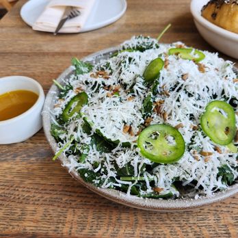 Apolonia - 08.21.25 Kale and brussels sprouts was also good. - Modern European Near Me - Chicago, Illinois