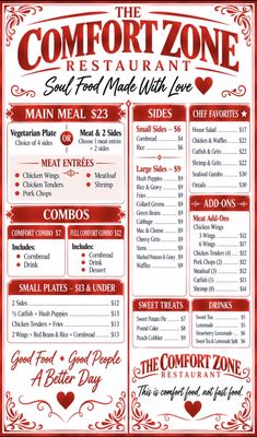 Menu photo 3 The Comfort Zone Seattle, WA Menu photo 3 The Comfort Zone Seattle, WA