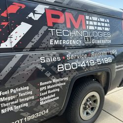 PM Technologies - HQ - Having our generator serviced, routine maintenance.