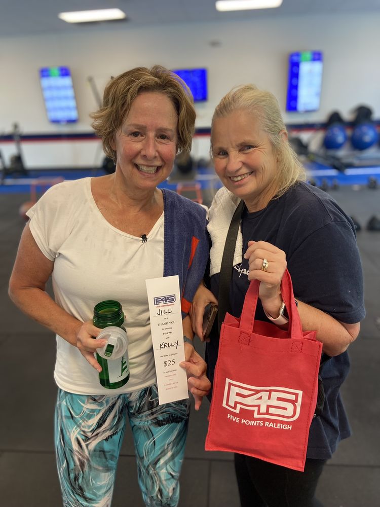 F45 Training Five Points Raleigh Logo