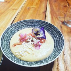 The Press Room Wine Bar - Polenta Porridge for brekkie between 8am and 2.30p Friday to Monday