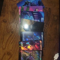 These are what I found in some of the packs, cards that aren't even in the print run for collector boxs.