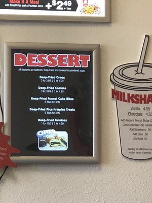 Menu photo 1 Fat Shack Colorado Springs, CO