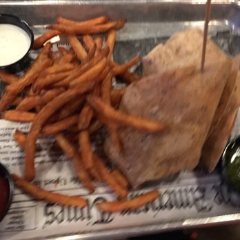Union Grill & Tap - Turkey Wrap and Sweet Potato Fries - Gastropubs Near Me - Gilbert, Arizona