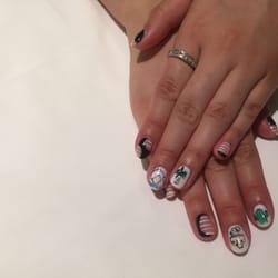 Noble Nail - Elise did my nails!!!  Gel + pedi 750 hkd