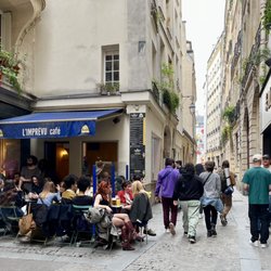 L'imprévu Café - L'Imprevu Cafe is tucked away in a small cobblestone street. Head inside for a world of surprises!
