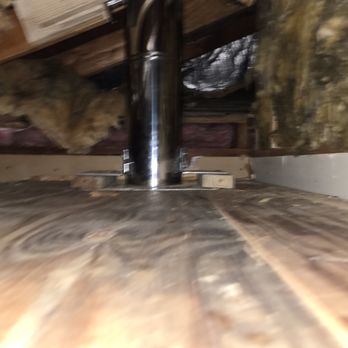 A-Tec Chimney Sweep - New flue going up through the attic. - Chimney Sweeps Near Me
