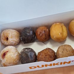 Dunkin' - They actually have a munchkin sampler ready to go!!!