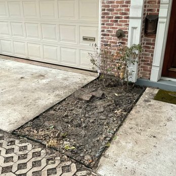 Cooper Plumbing - Garden area after excavation refilled. - Plumbing Near Me