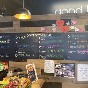 Good Brewing Bothell Barrel - Tap list on 3/16/24 - Breweries Near Me - Bothell, Washington