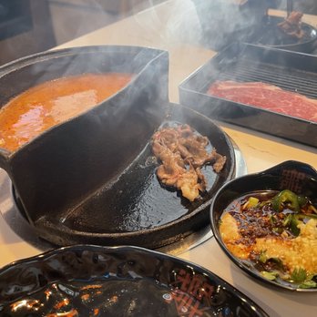 Top Pot - Half Grill Half Pot; Sauce made at the Sauce Station - Hot Pot Near Me - Pacifica, California